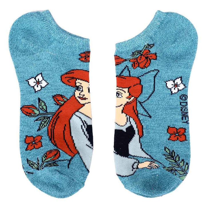 Disney Princess Floral 5-Pair Ankle Socks - Shadow Anime