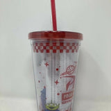Disney Toy Story Pizza Planet Tumbler W/ Alien Spaceship Ice Cubes - Shadow Anime