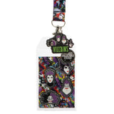 Disney Villains Group Lanyard With Charm - Shadow Anime