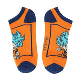 Dragon Ball Z Goku Forms Ankle Socks 5-Pair Set - Shadow Anime