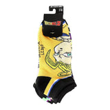 Dragon Ball Z Heroes & Villains 5-Pair Ankle Socks - Shadow Anime
