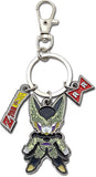 Dragon Ball Z Perfect Cell Metal Keychain With Logo Charms