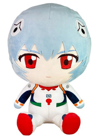 Evangelion Rei Plugsuit 12" Sitting Pose Plush Doll - Shadow Anime