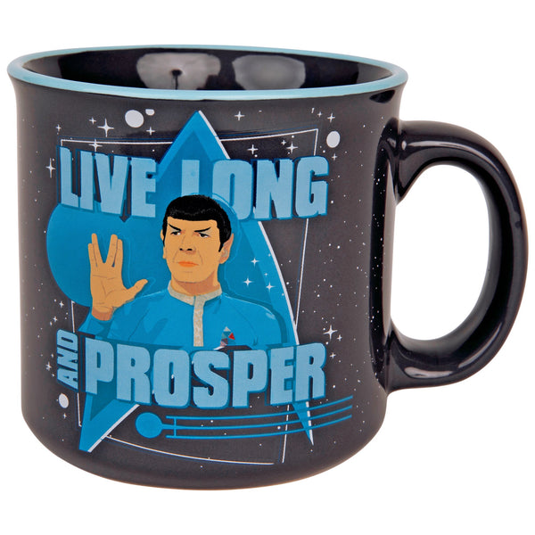 Tasse en céramique Star Trek Spock Live Long and Prosper 20 oz