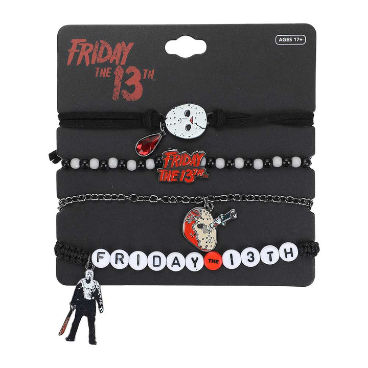 Friday The 13th Horror Icons Bracelet Set 4-Pack - Shadow Anime