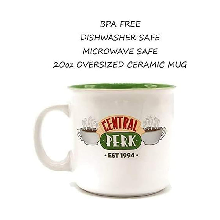 Friends Central Perk Ceramic Camper Mug 20 oz - Shadow Anime