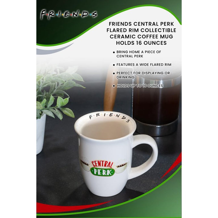 Friends Central Perk Ceramic Coffee Mug 16 oz - Shadow Anime