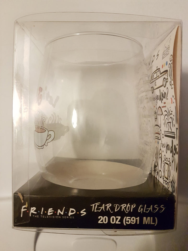Friends Central Perk Tear Drop Wine Glass 20 oz - Shadow Anime