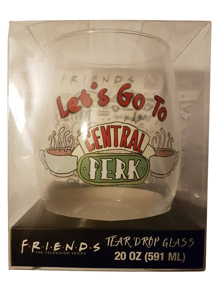 Friends Central Perk Tear Drop Wine Glass 20 oz - Shadow Anime