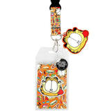 Garfield Food All Over Lanyard With Face Charm - Shadow Anime
