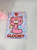 Gloomy Bear 4" Sitting Pose Plush Doll With Backpack Clip - Shadow Anime