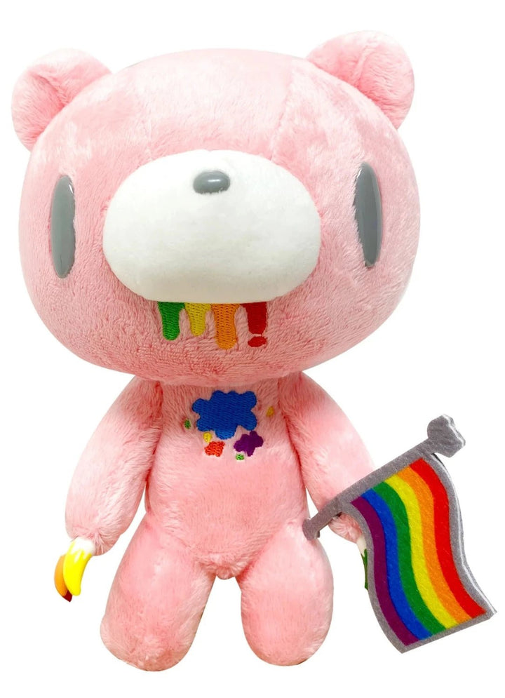 Gloomy Bear Rainbow With Flag 8" Plush Doll - Shadow Anime