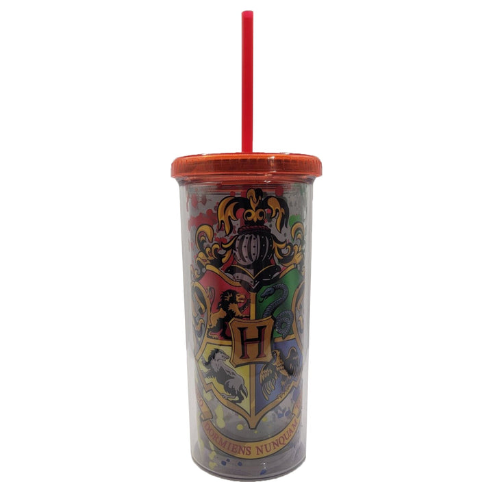 Harry Potter Hogwarts Crest Travel Tumbler 20 oz - Shadow Anime