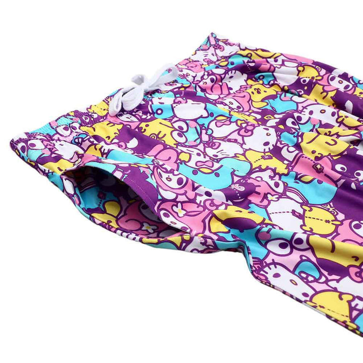 Hello Kitty Characters Sleep Pajama Pants - Shadow Anime