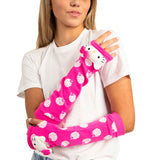 Hello Kitty Knitted Plush Arm Warmers Gloves
