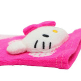 Hello Kitty Knitted Plush Arm Warmers Gloves - Shadow Anime