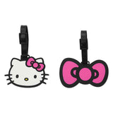 Hello Kitty Pink Bow Luggage Tags - Shadow Anime