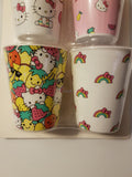 Hello Kitty Unbreakable Mini Collectible Cups 1.5 oz - Shadow Anime
