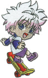 Hunter x Hunter Killua Skateboarding Embroidered Patch - Shadow Anime