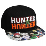 Hunter x Hunter Logo Gon & Killua Flat Bill Snapback Hat - Shadow Anime