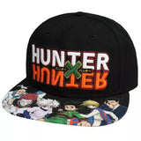 Hunter x Hunter Logo Gon & Killua Flat Bill Snapback Hat - Shadow Anime