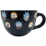 Rick and Morty Large Ceramic Soup Bowl Mug 24 oz