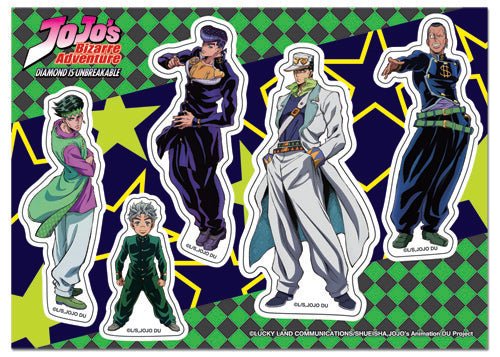 JoJo's Bizarre Adventure S3 Characters Sticker Set - Shadow Anime