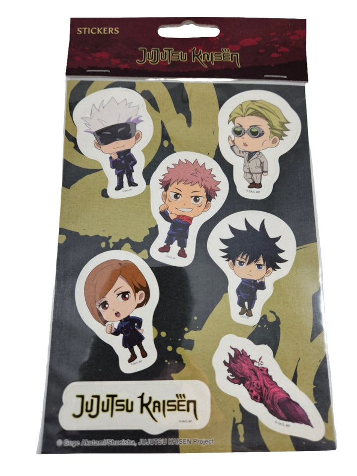 Jujutsu Kaisen Chibi Characters Sticker Set - Shadow Anime