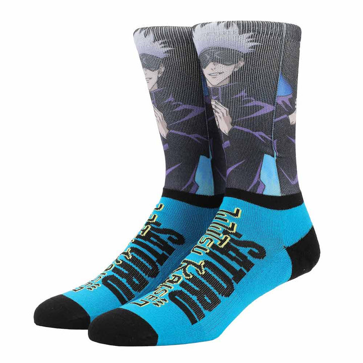 Jujutsu Kaisen Gojo Satoru Crew Socks - Shadow Anime
