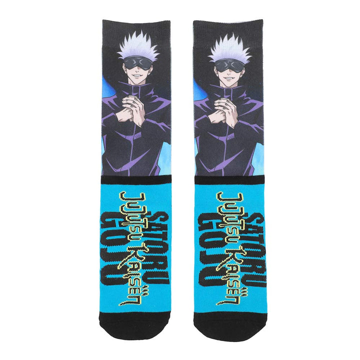 Jujutsu Kaisen Gojo Satoru Crew Socks - Shadow Anime