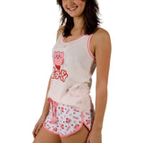 Kirby Daisies Tank Top & Shorts Sleepwear Set - Shadow Anime