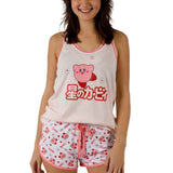 Kirby Daisies Tank Top & Shorts Sleepwear Set - Shadow Anime