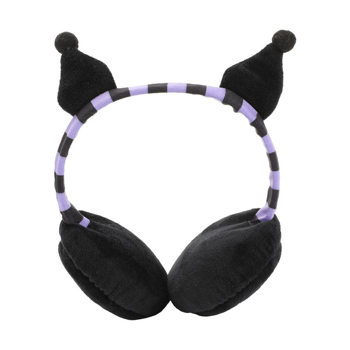 Kuromi Foldable Fleece Earmuff - Shadow Anime