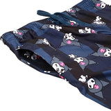 Kuromi Poses Plaid Sleep Pajama Pants with Drawstring and Pockets - Shadow Anime