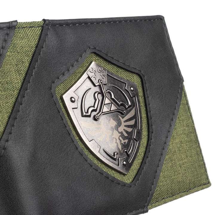Legend of Zelda Shield Bi-fold Wallet - Shadow Anime
