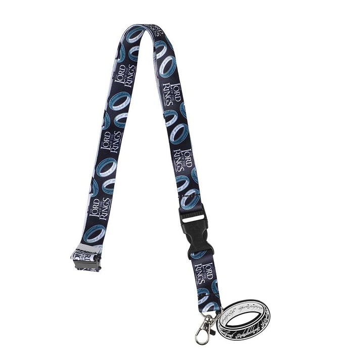 Lord of The Rings Lanyard With The One Ring Charm - Shadow Anime