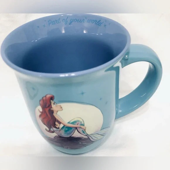 The Little Mermaid 16oz Travel Tumbler Re-Usable Ice Cubes Part of Your  World