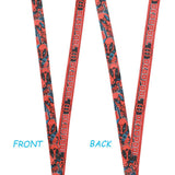 Marvel Deadpool All Over Lanyard With Logo Charm - Shadow Anime