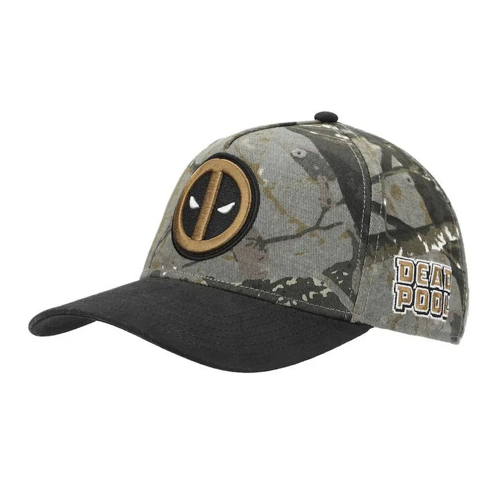 Marvel Deadpool Camo Flat Bill Snapback Hat - Shadow Anime