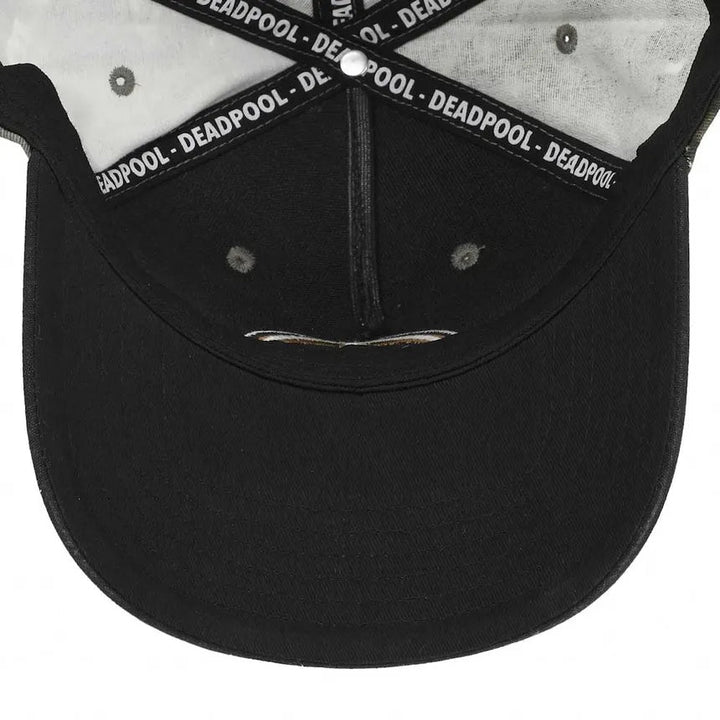 Marvel Deadpool Camo Flat Bill Snapback Hat - Shadow Anime