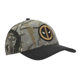 Marvel Deadpool Camo Flat Bill Snapback Hat - Shadow Anime