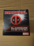 Marvel Deadpool Logo Pint Glass 16 oz - Shadow Anime