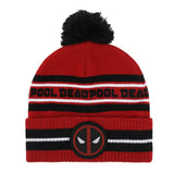 Marvel Deadpool Pom Beanie Hat - Shadow Anime