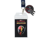 Marvel Deadpool & Wolverine All Over Lanyard With Logo Charm - Shadow Anime