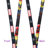 Marvel Deadpool & Wolverine All Over Lanyard With Logo Charm - Shadow Anime