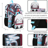 Marvel Spider-Gwen 5 Piece Youth Backpack Set - Shadow Anime