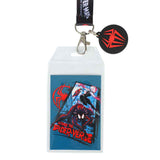 Marvel Spider-Man Across the Spider-Verse Lanyard With Logo Charm - Shadow Anime