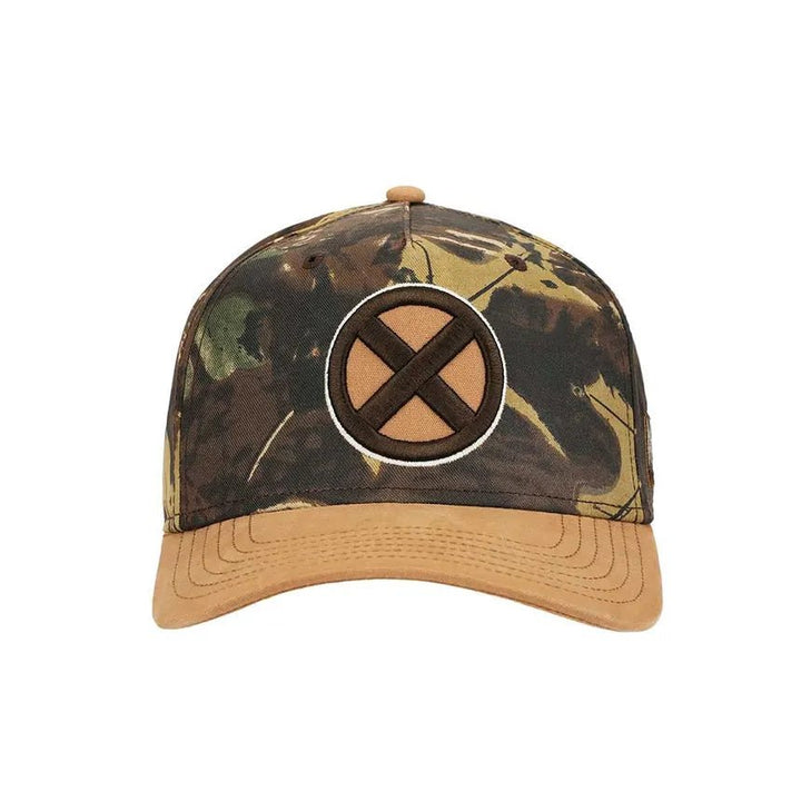 Marvel X-Men Wolverine Camo Flat Bill Snapback Hat - Shadow Anime