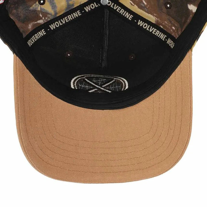 Marvel X-Men Wolverine Camo Flat Bill Snapback Hat - Shadow Anime