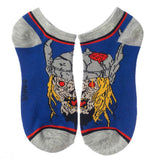 Marvel Zombie Characters 5 Pair Ankle Socks - Shadow Anime